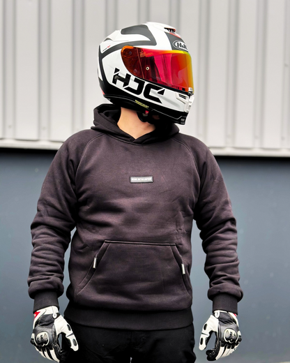 RideWithoutFear [Schwarz] | Premium Protektor Hoodie