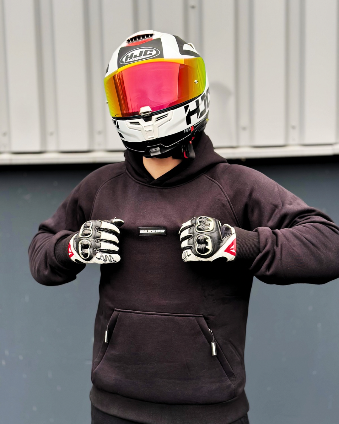 RideWithoutFear [Schwarz] | Premium Protektor Hoodie